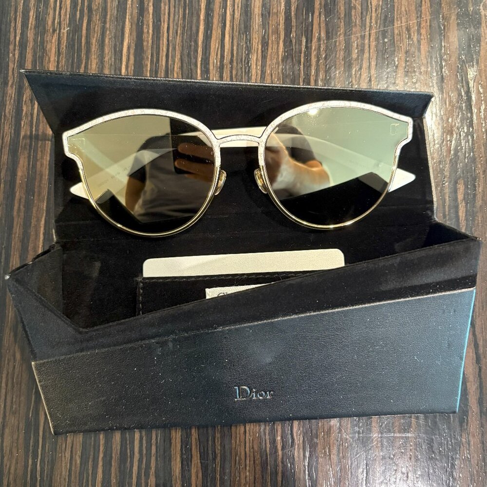 Sunglasses - DIOR - White/Silver